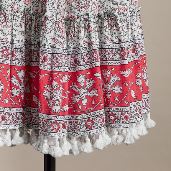 Sundance All At Sea Dress Boho Size XS Red/White/Black Beach Summer - Picture 11 of 12